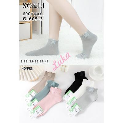 Women's bamboo Socks So&Li GL605-3