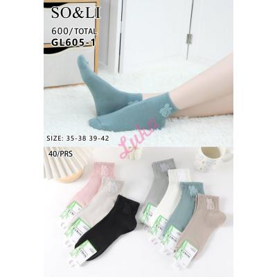 Women's bamboo Socks So&Li GL605-1