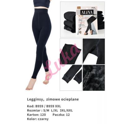 Women's warm leggings Alina b959