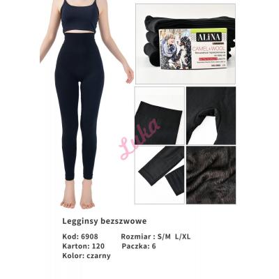 Women's warm leggings Alina 6908