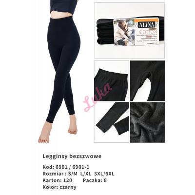 Women's warm leggings Alina 6901