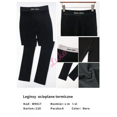 Legginsy damskie ocieplane Alina w9817