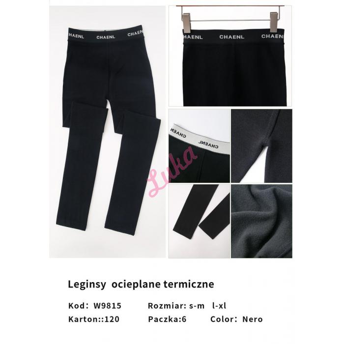 Legginsy damskie ocieplane Alina w9817