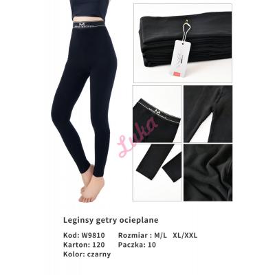 Legginsy damskie ocieplane Sklv w9810