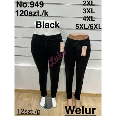 Women's black big leggings FYV 949