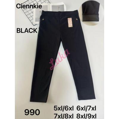 Women's black big pants FYV 990