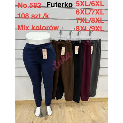 Women's warm big pants FYV 582