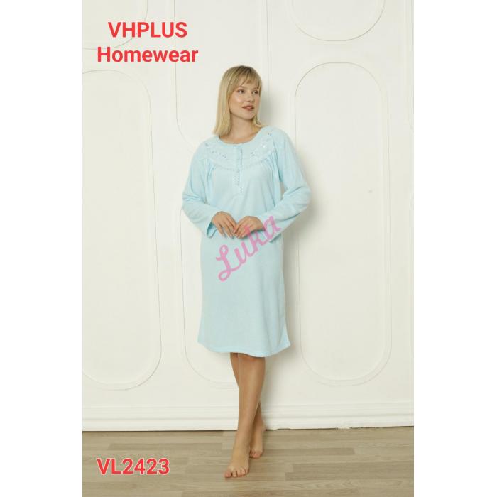 Women's turkish nightgown 2422 Frotte