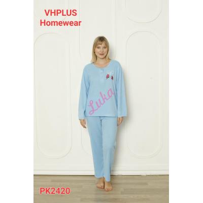 Women's turkish pajamas 2420 Frotte