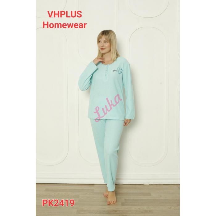 Women's turkish pajamas 2414 Frotte