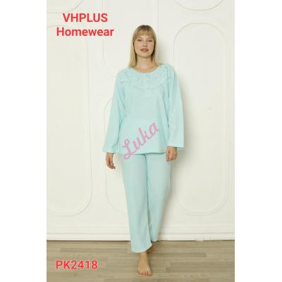 Women's turkish pajamas 2418 Frotte