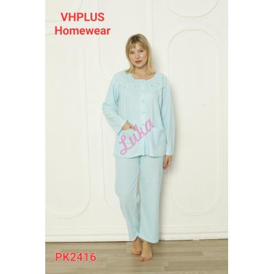 Women's turkish pajamas 2416 Frotte