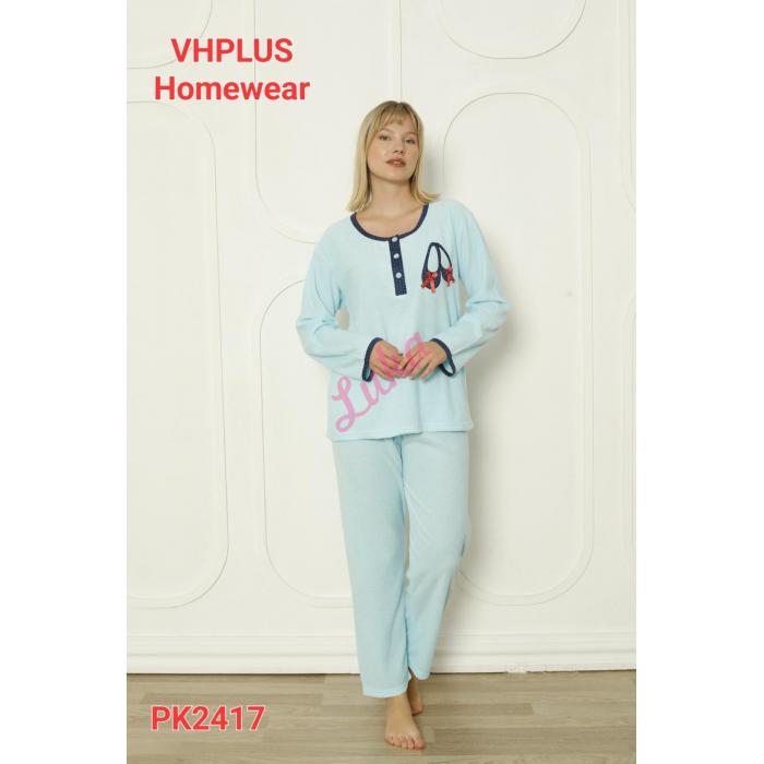 Women's turkish pajamas 2415 Frotte