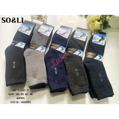 Men's socks SO&LI Thermo LF012-2