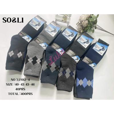 Men's socks SO&LI Thermo LF012-2