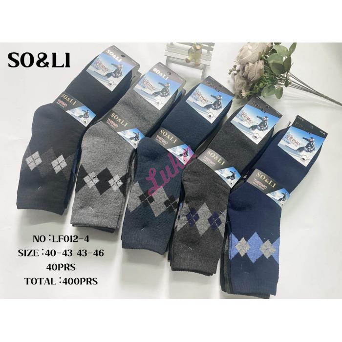 Men's socks SO&LI Thermo LF012-2