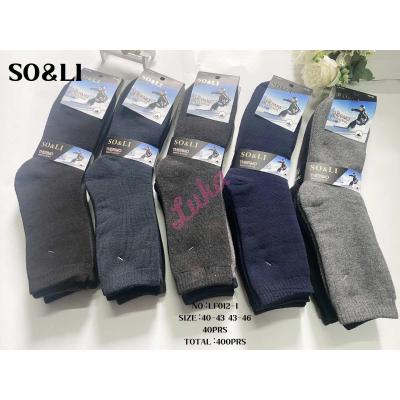 Men's socks SO&LI Thermo LF012-4