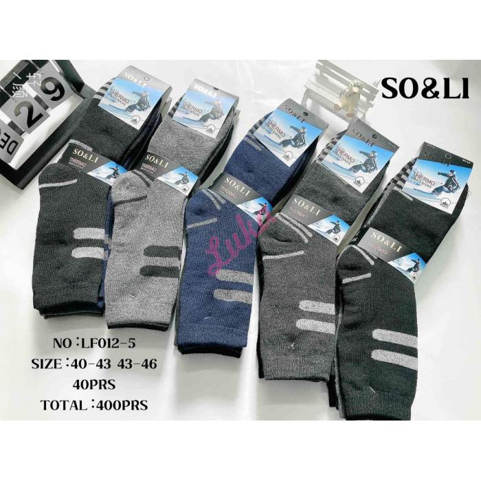 Men's socks SO&LI Thermo LF012-6