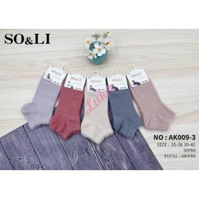 Women's Socks So&Li Angora AK009-4