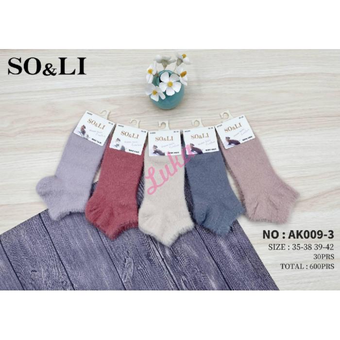 Women's Socks So&Li Angora AK009-4