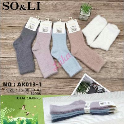 Women's Socks So&Li Angora AK009-1