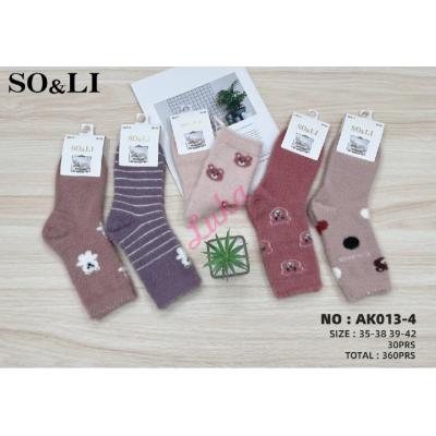 Women's Socks So&Li Angora AK013-4