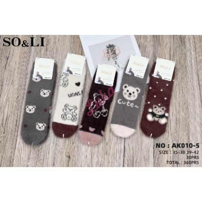 Women's Socks So&Li Angora AK015-2