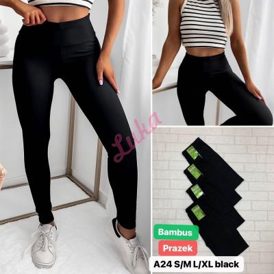 Women's black leggings a24