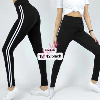 Women's black leggings 18142