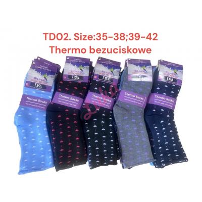 Women's Socks bezuciskowe THERMO D&A TD03