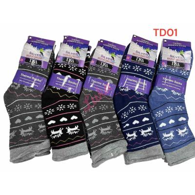 Women's Socks bezuciskowe THERMO D&A TD01