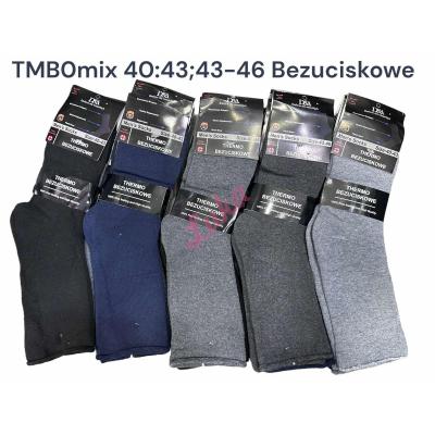 Skarpety męskie bezuciskowe THERMO D&A TMB0MIX