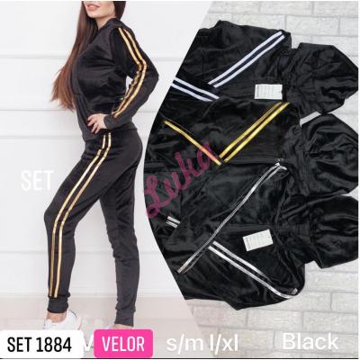 Women's black tracksuit 1884