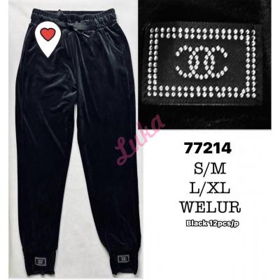 Women's black pants 77214