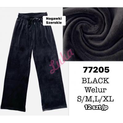 Women's black pants 77205