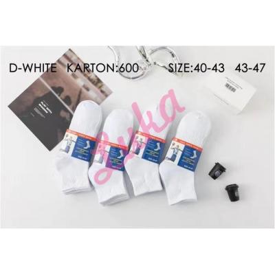 Men's socks D-WHITE