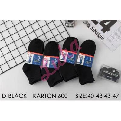 Men's socks D-BLACK