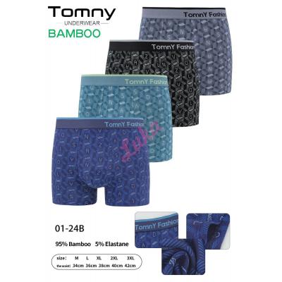 Men's boxer shorts bamboo Tomny 01-24b