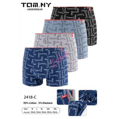 Men's boxer shorts Tomny 2418-C