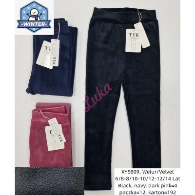 Legginsy dziewczęce ocieplane TYK xy5809