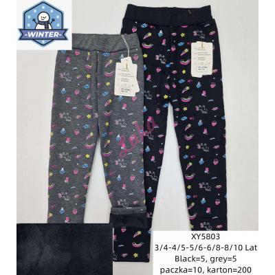 Legginsy dziewczęce ocieplane TYK xy5803