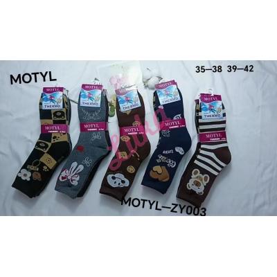 Women's socks Thermo Motyl ZY003