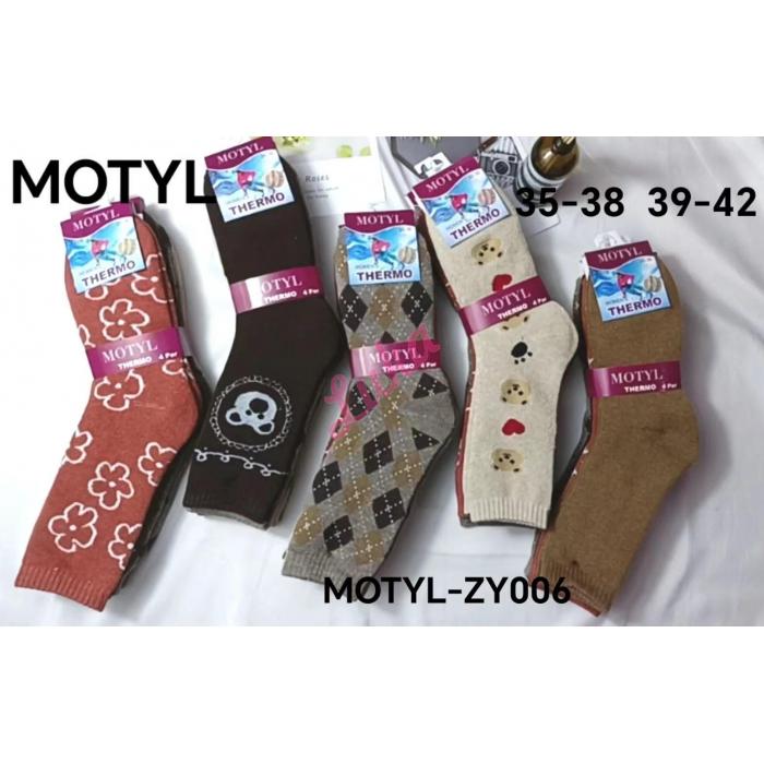 Women's socks Thermo Motyl ZY003