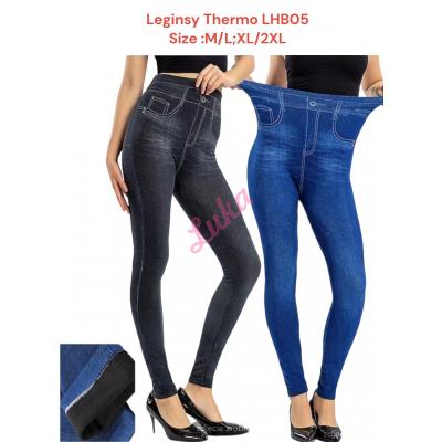 Women's leggings D&A LHB05 THERMO