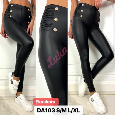 Legginsy damskie czarne da103