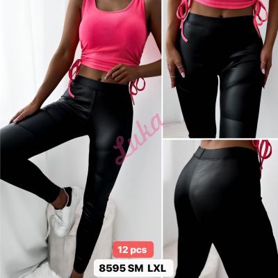 Women's black leggings 8595