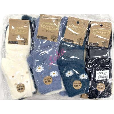 Women's socks MINK Pesail 94434