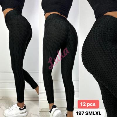 Women's black leggings 197