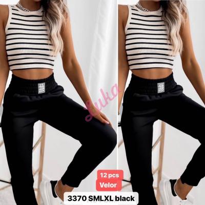 Women's black pants 3370