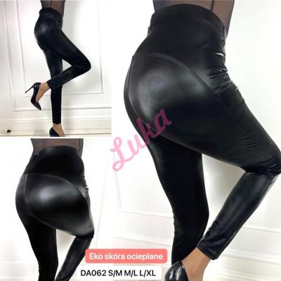 Women's warm black leggings da062